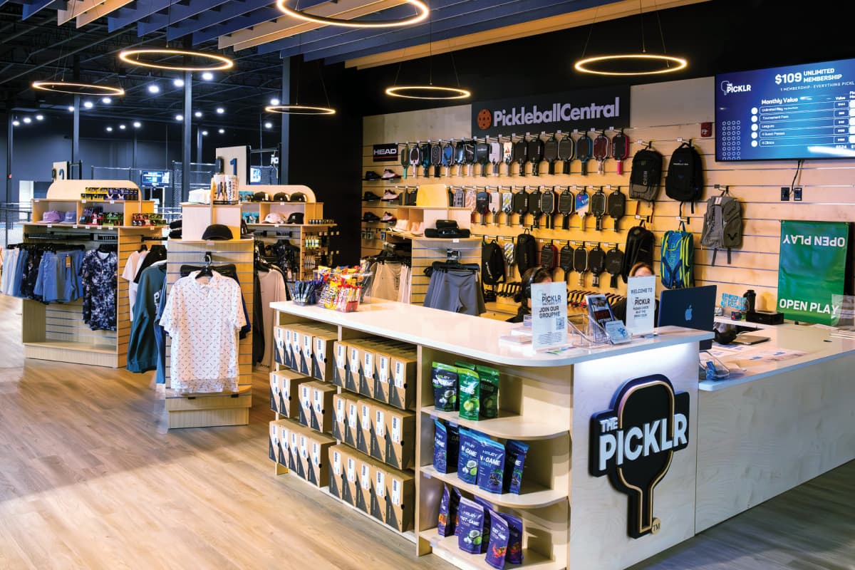 Pro shop inside The Picklr Tucson